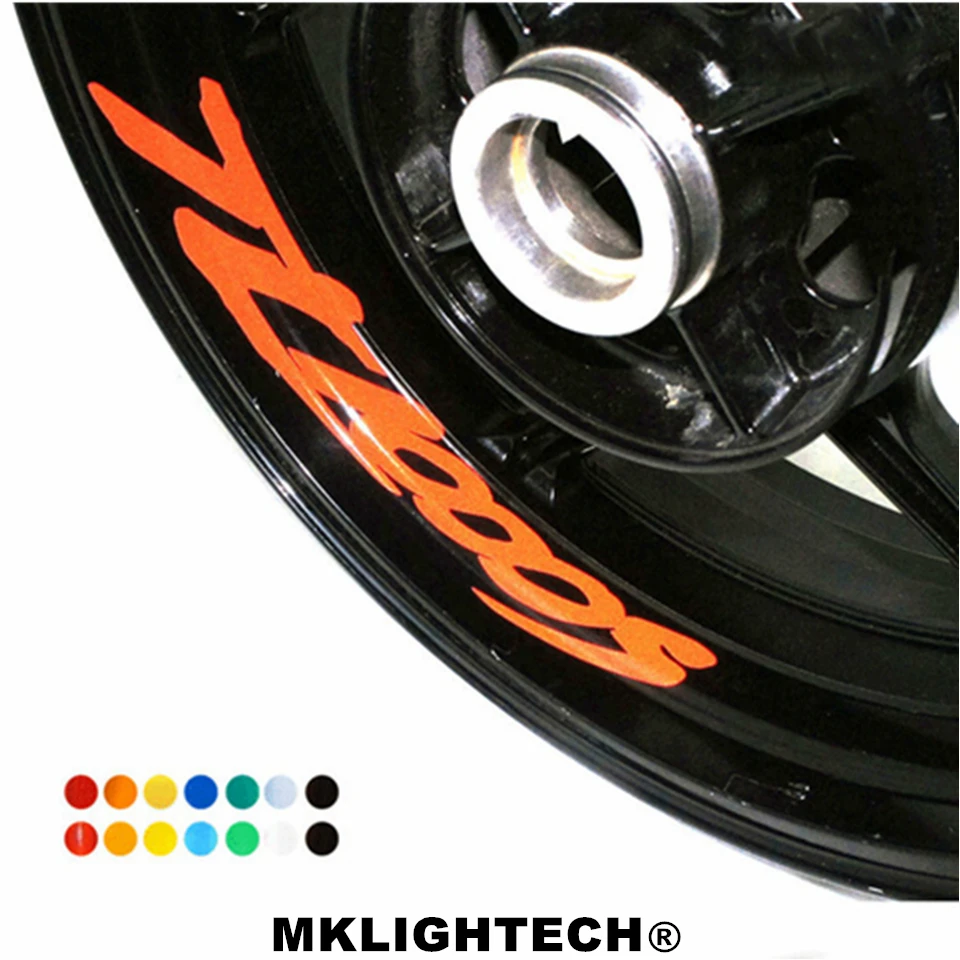 

8 X CUSTOM INNER RIM DECALS WHEEL Reflective STICKERS STRIPES FIT SUZUKI TL 1000S