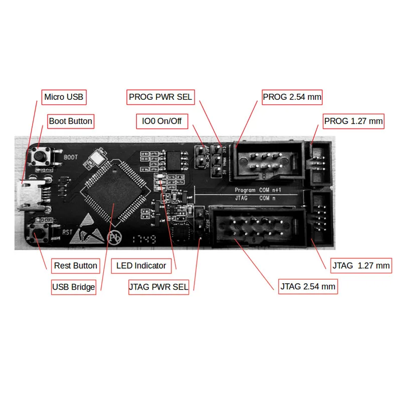 ESP-Prog FT2232HL JTAG отладка и программа загрузчик подходит для ESP8266 и ESP32 платформы A3-019