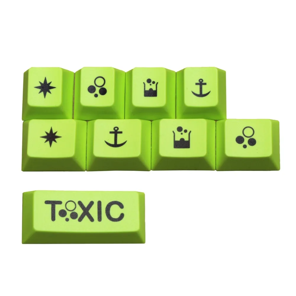 Toxic keycap 108/140 клавиш PBT Вишневый профиль краситель-сублимированный MX Переключатель для механической клавиатуры keycap только keycap