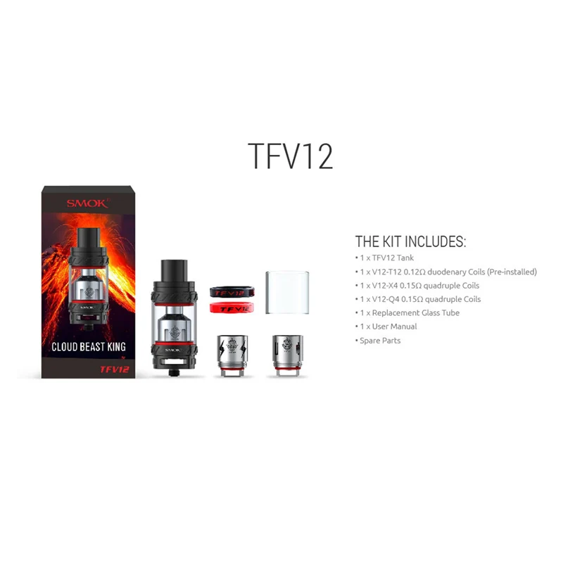 Электронные сигареты Атомайзеры оригинальный SMOK TFV12 атомайзер боксмод бак