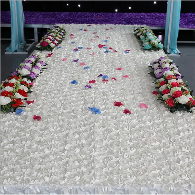 Cheap Quality Wedding Party Fashion rose Carpet Rug Aisle Runner Decoration Nonwoven 150cmx10m one time use Adornment tablecloth | Дом и сад