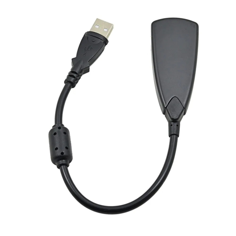 Антимагнитный Внешний USB звуковая карта 7 1 адаптер 5HV2 3D Аудио Микрофон гарнитуры 3