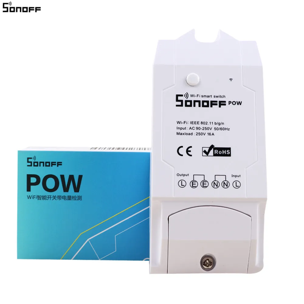 Sonoff Pow Wireless Remote control WiFi Switch ON/Off 16A