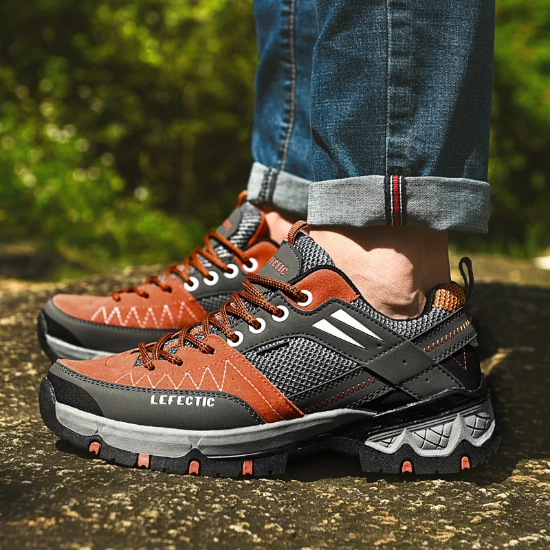 Ceny MANLI wysokiej jakości męskie buty górskie 2018 odkryte oddychające buty sportowe Trail Upstream Outventure trampki człowiek wspinaczka Athletic