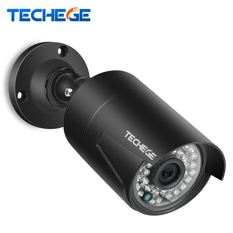 Techege 2.0MP POE IP Камера Ночное видение Водонепроницаемый ONVIF обнаружения движения