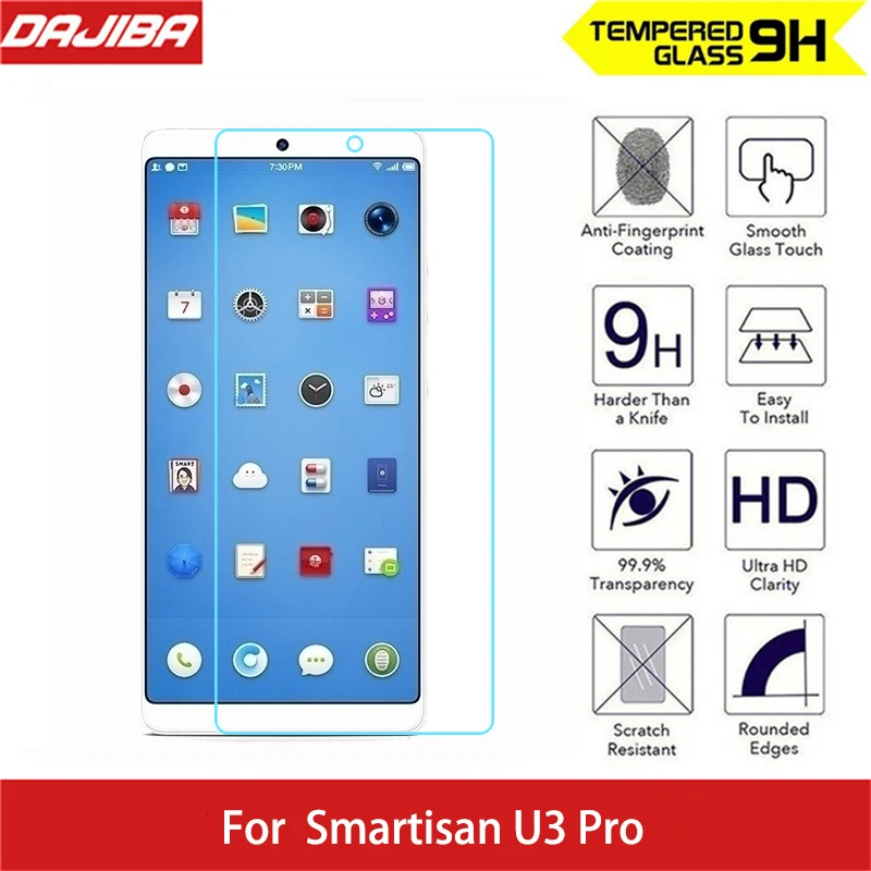 

Tempered Screen Glass Scratch Proof for Smartisan U3 Pro 2.5D Arc Edge Round Border Screen Protector Glass For Jianguo Nut Pro 2