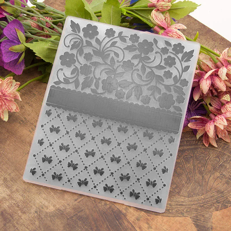 Flowr Butterfly embossing folder
