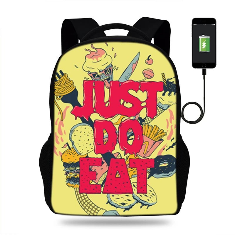 Женский внешний usb рюкзак для зарядки мужчин Mochila Escolar девочек с отделением
