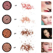 Матовые шарики-румяна, контурные тени для век, водостойкие, стойкая Косметика с кистью 669