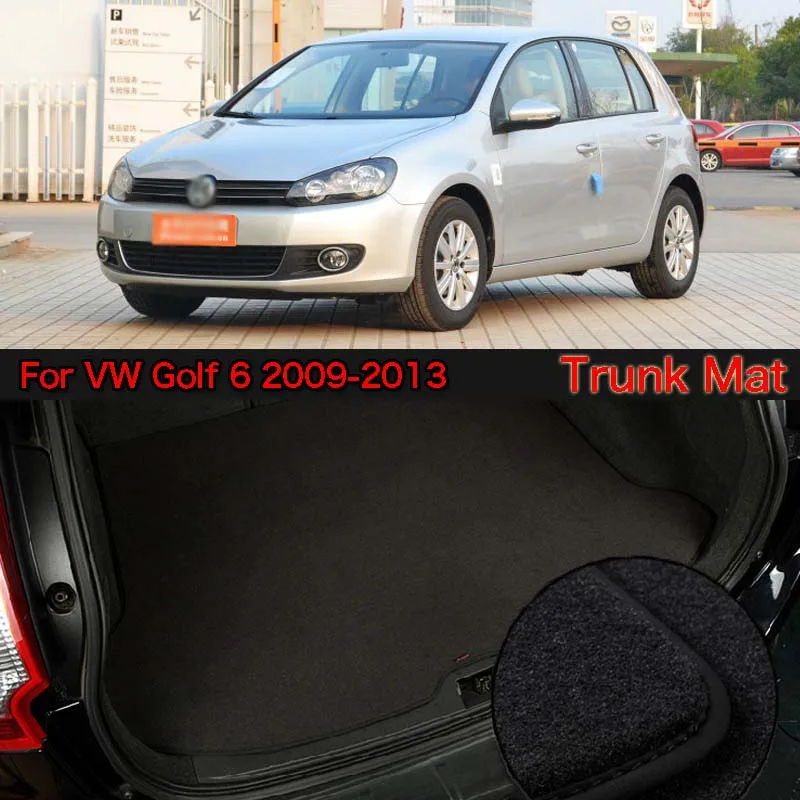 Nylon Fabric Washable Car Trunk Cargo Liner Carpet Mats For VW Golf 6