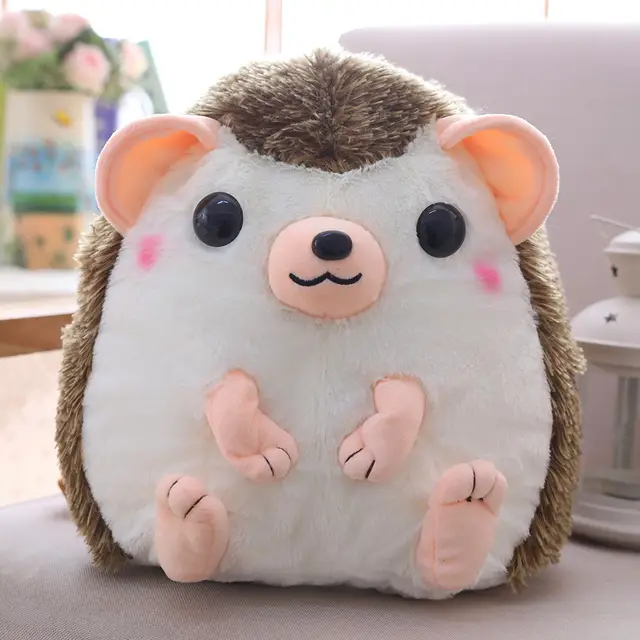 Millffy Cute Kawaii Plush Animal Bag Hedgehog Backpacks Toys Kids Cartoon Animal Plushie Bags for Girls zaino per bambina