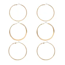 Büyük daire takı sevimli yuvarlak küpe benzersiz tasarım moda geometrik küpe hediye noel kulak damızlık elbise takı süs(China)