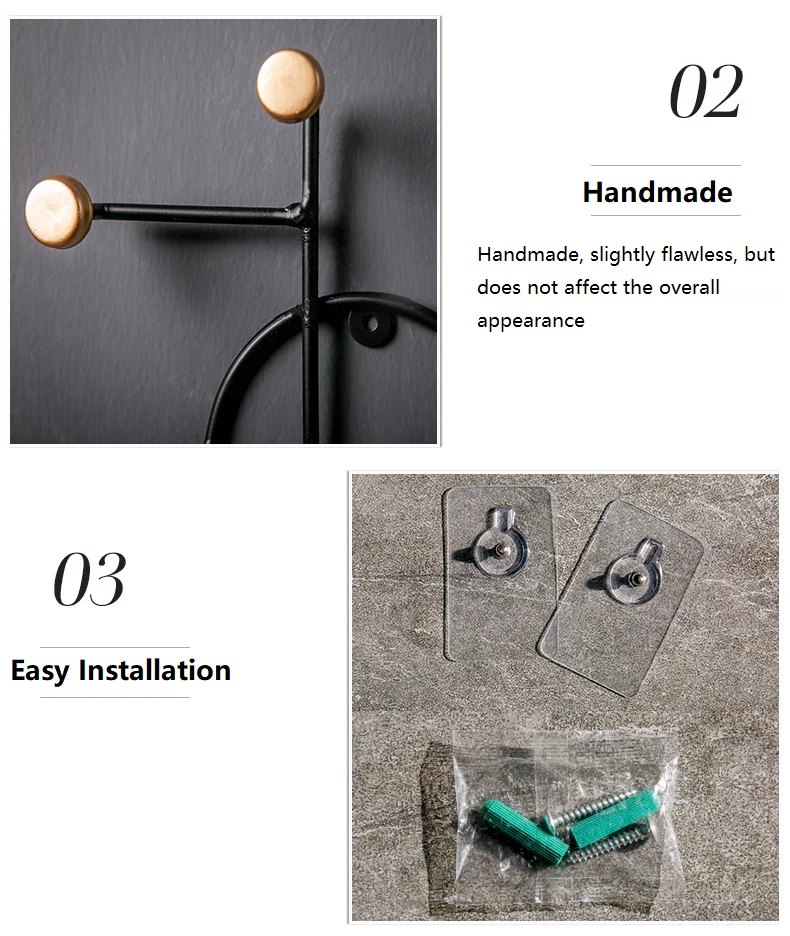 Скандинавские утонченные персонализированные железные настенные крючки для ключей, крючки для хранения рельсов, держатели для хранения одежды, простой крючок, домашний декор