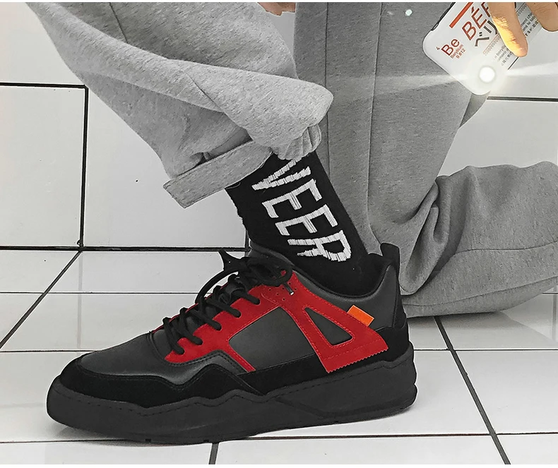 Men's Vulcanize Shoes Trainers Sneakers Dad Shoes Men Winter Black High Platform Chunky Sneakers Men Luxury Shoe Mesh Footwear  (5)
