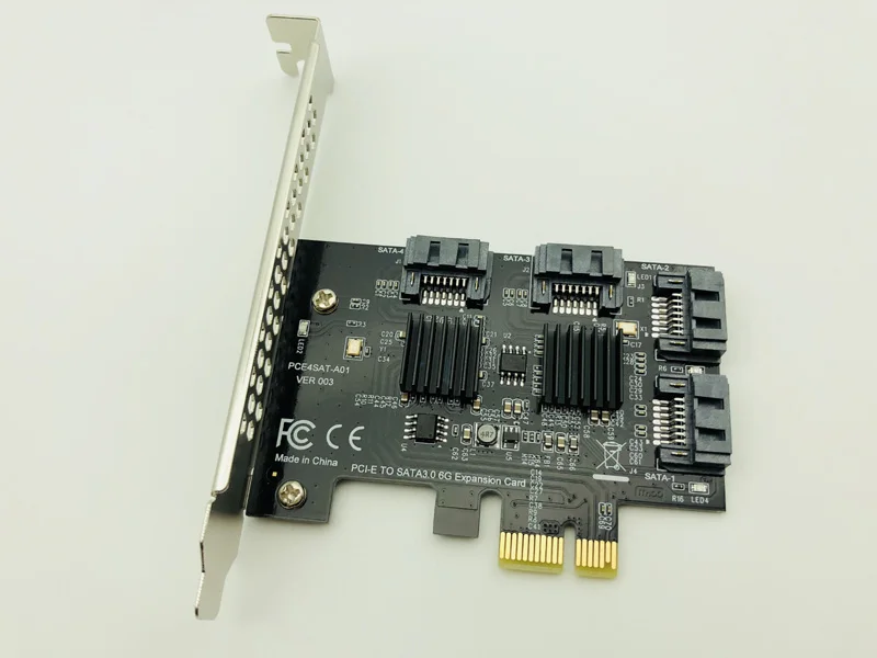 H1111Z добавить на карты PCIE к SATA карта/концентратор/контроллер SATA3 PCI-E/PCIE SATA 3 PCI Express SATA 4 порта мультипликатор расширения адаптер
