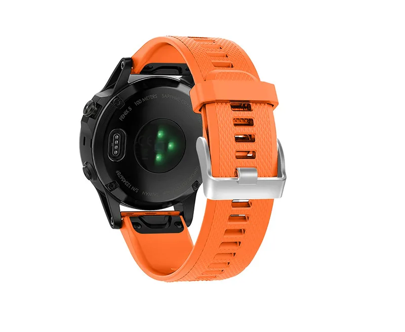 26 22 20 мм ремешок для Garmin Fenix 5X5 5S плюс 3 3 HR Forerunner 935 часы Quick Release силиконовые легко fit запястье ремень