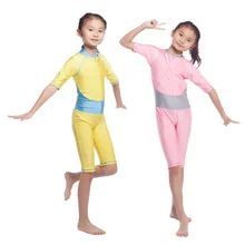 Muslim Swimwear badpak Kid Islamic swimming clothes muslim swim suit modest full Swimsuits For child muslimah suits hijab