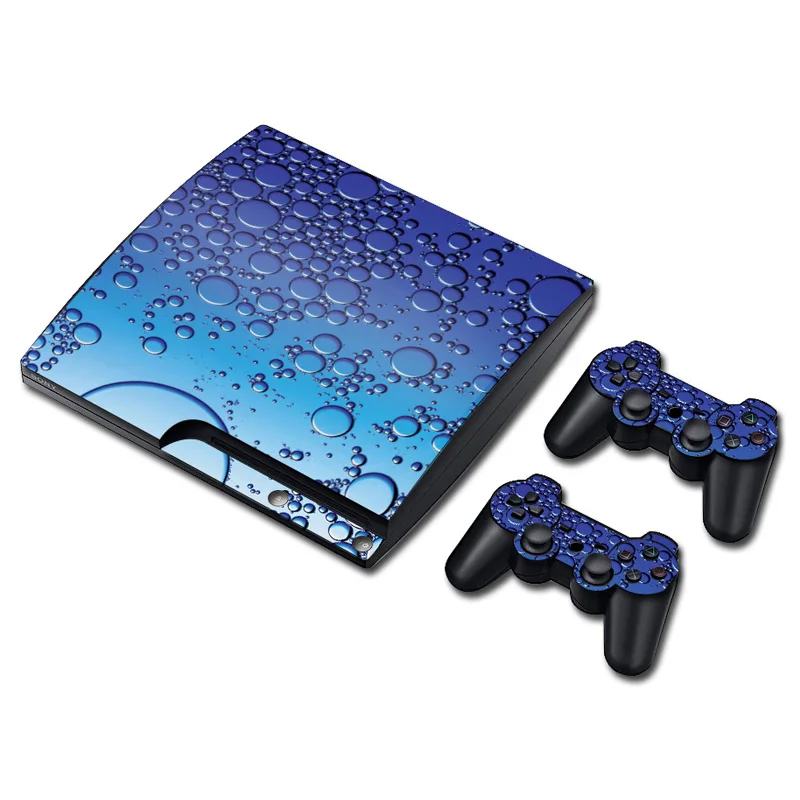 

Skin sticker Protecive Vinyl decal Skin Stickers for PS3 Slim Console and 2 controller