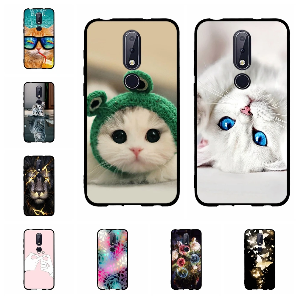 Phone For Nokia 6.1 Plus Case Silicone Back Protective Funda for Nokia X6 Case Black Matte Soft for Nokia 6.1 Plus Cover Phone For Nokia 6.1 Plus Case Silicone Back Protective Funda for Nokia X6 Case Black Matte Soft for Nokia 6.1 Plus Cover