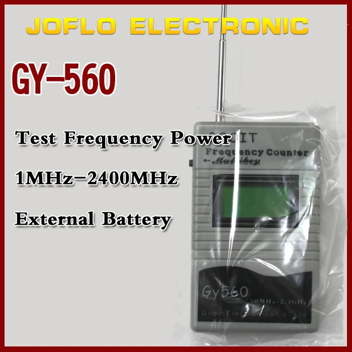 Portable Frequency Counter GOOIT GY560/GY 560 50MHz 2.4GHz Power Meter