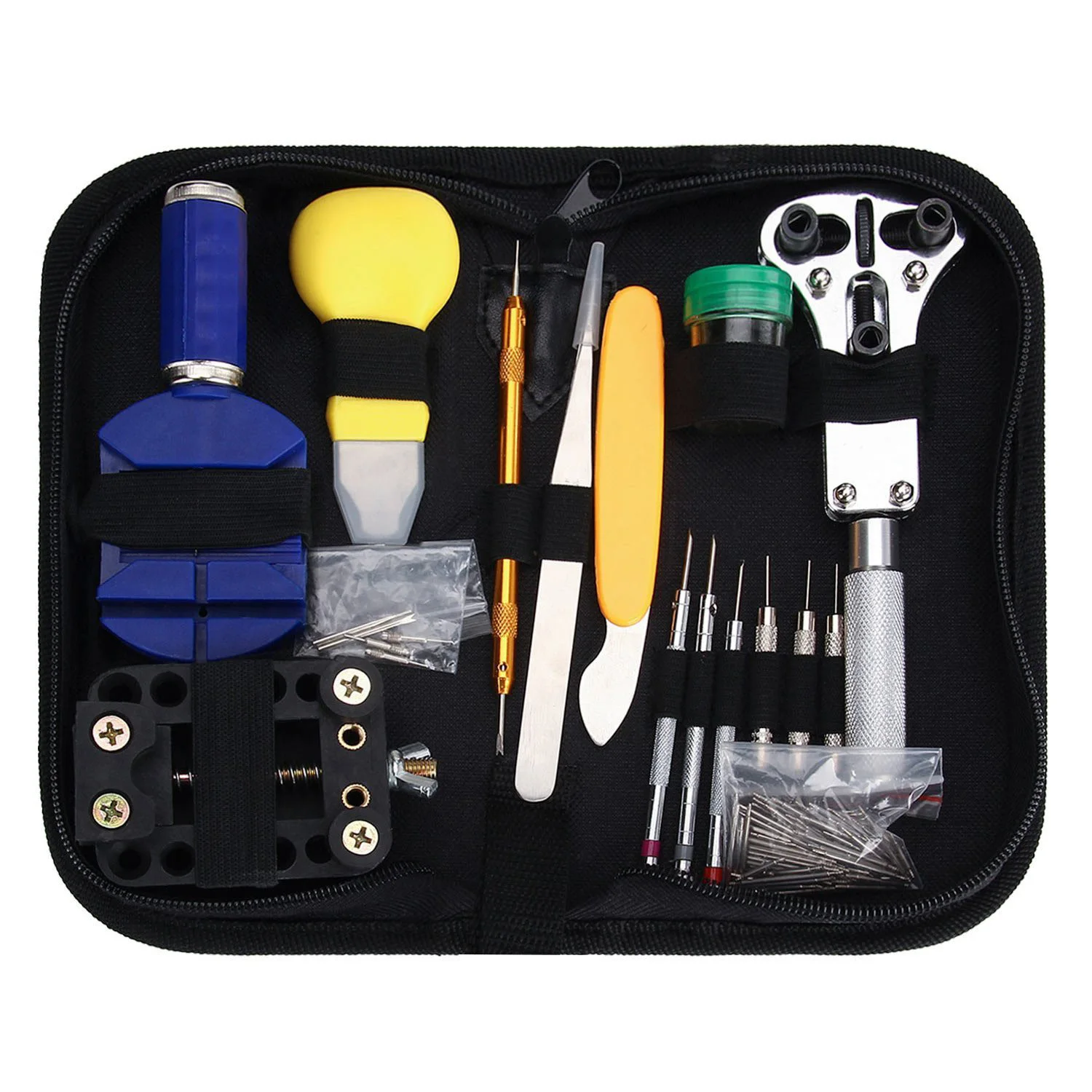 

162Pcs Tool Part Set Portable Watch Repair Tool Set Opener Pins Case Opener Kit Watchmaker Case