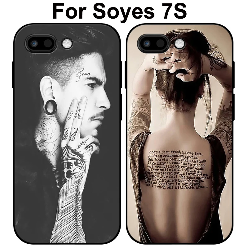 

For Soyes7S Case Back soft Silicone Case For Soyes 7S Cover Soft Full Protection Cases For Soyes 7 S phone cases cover fundas