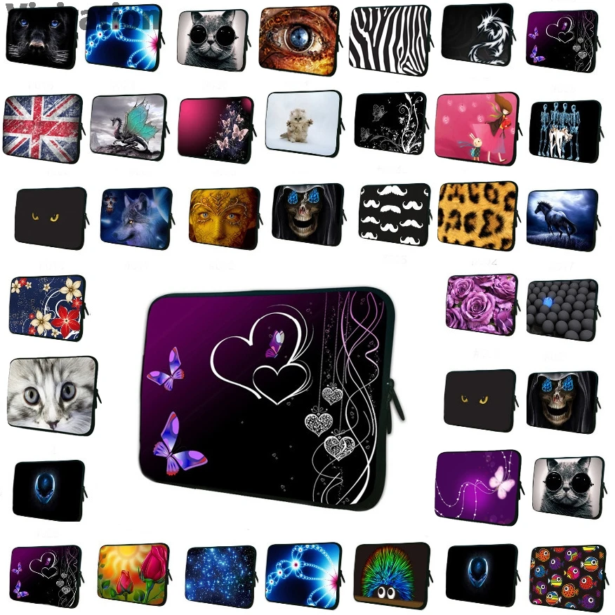 

2015 17" 15" 15.6" 13.3" 13" 12" 11.6" 10" 9.7" 7" 7.9" Neoprene Laptop Tablet Netbook Sleeve Bag Cover Funda Bolsas Cases Pouch