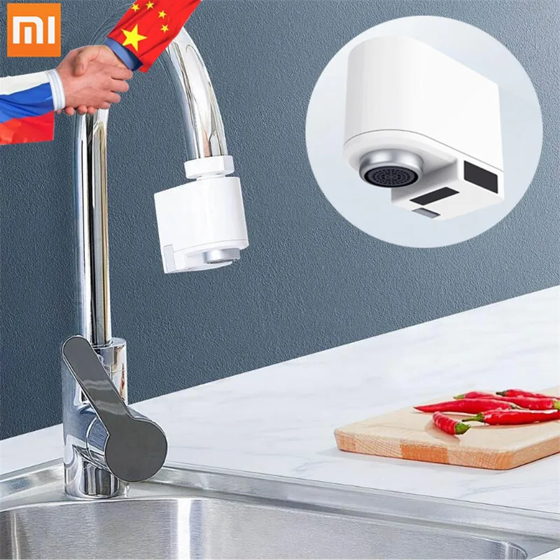 

Xiaomi Zajia Induction Water Saver Overflow Smart Faucet Sensor Infrared Water Energy Saving Device Mijia Kitchen Nozzle Tap