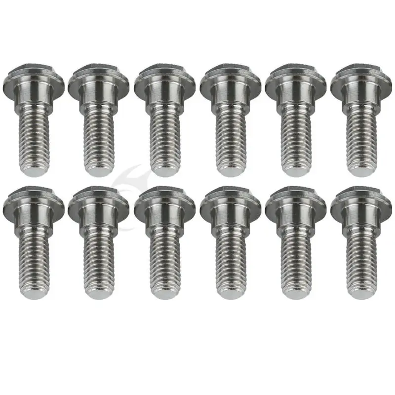 12x титановые болты F &amp R тормозной диск ротор M8 X 24 для Honda VT1100 Shadow 1995-07 VTX1300 03-09