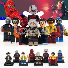 10 лотов DC супер герой флэш-Оса Hush Mongul малыш флэш-Уолли Уэст Живая планета строительные блоки X0134