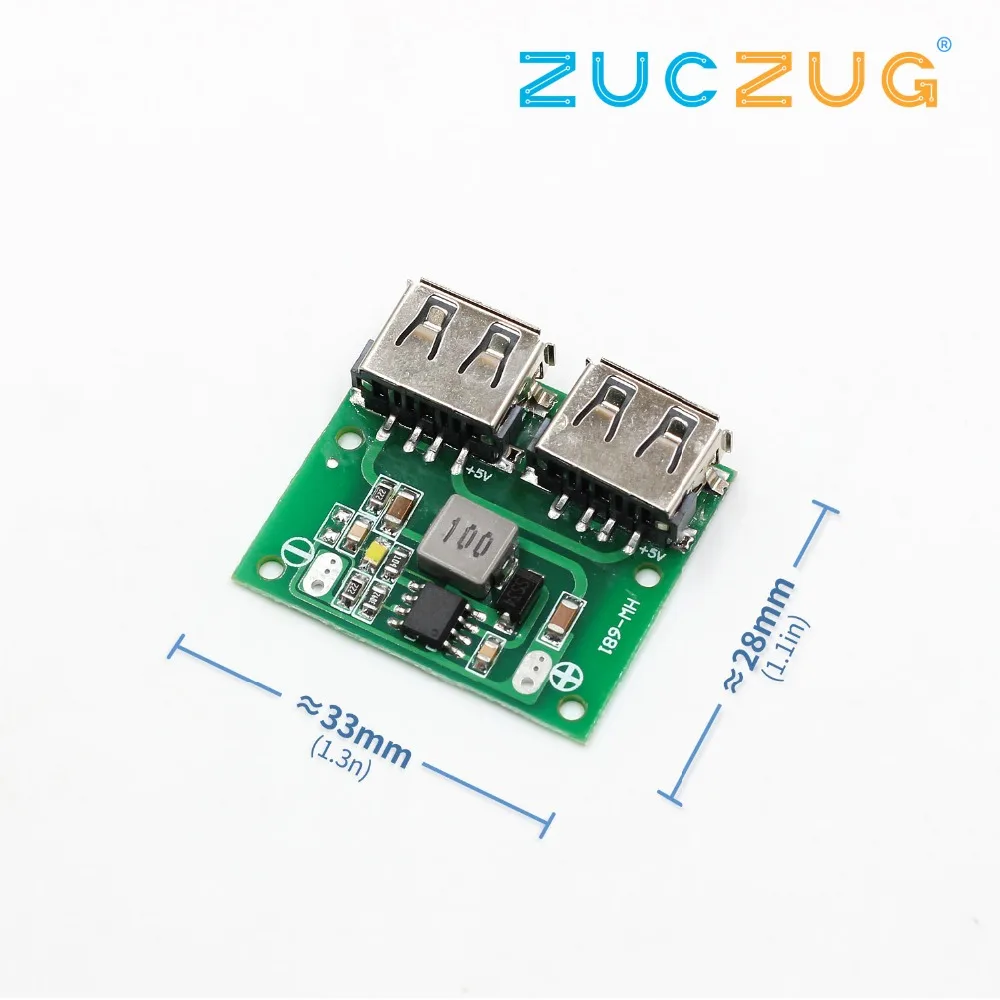 

9V 12V 24V to 5V DC-DC Step Down Charger Power Module Dual USB Output Buck Voltage Board 3A Car Charge Charging Regulator 6-26V