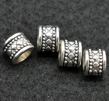 

1pc High Quality Antique Silver Knots Viking Charms Beads for Bracelets for Pendant Necklace DIY for Beard Hair Beads C36