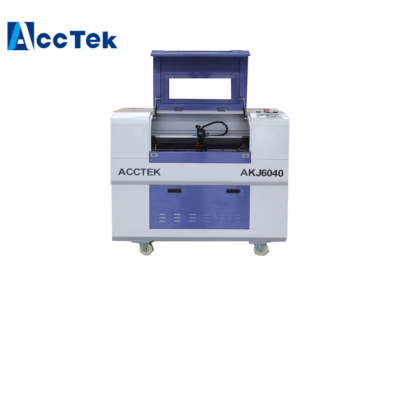 Hot sale 60w 80w 100w 4060 cnc Laser Engraving Machine for the nonmetal wood leather acrylic ...