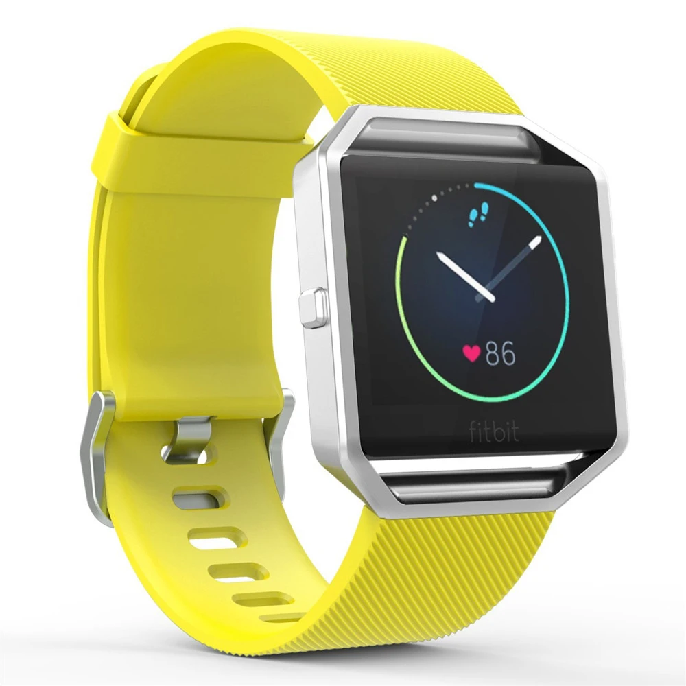 14 цветов спортивные наручные часы для Fitbit Blaze Band Мягкие силиконовые ремешок Смарт
