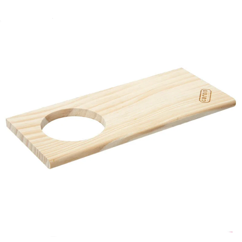 

32*15cm Rectangle Wooden Totoro Hamster Squirral Platform Natural Wood Board with 10cm Hole Fixed Cage Jumping Climbing Toy