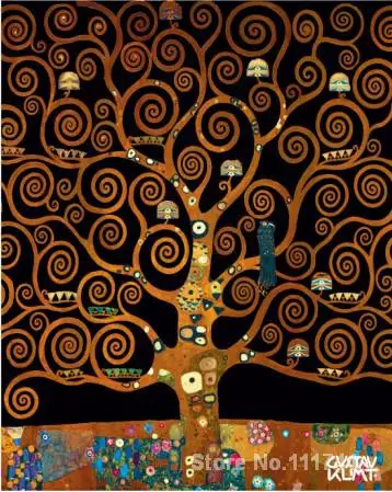 Under The Tree Of Life Gustav Klimt Gold Paintings Living Room Decor Under The Tree Of Life Gustav Klimt Gold Paintings Living Room Decor Handmade High Quality In Painting Calligraphy From Home Garden On Aliexpress