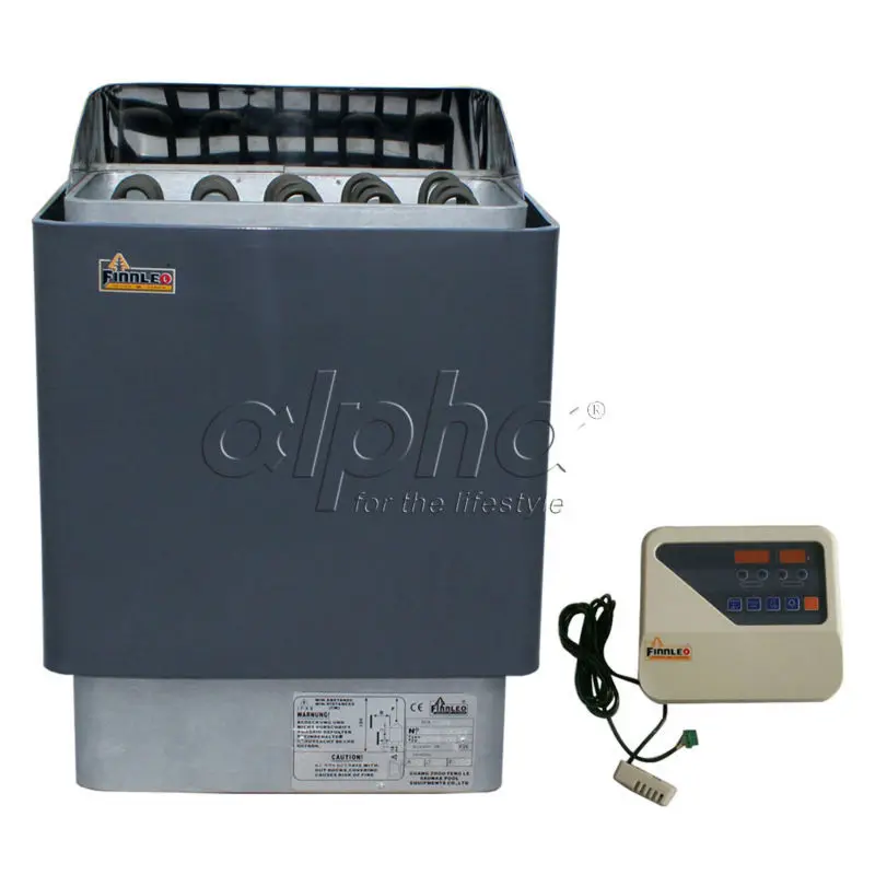 

Free shipping 4.5KW220-240V 50HZ sauna heater with DIGITAL controller comply with the CE standard,1 YEAR guarantee