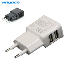 Зарядное устройство Usb для телефона, адаптер 5,2 В, 2 А, быстрая скорость зарядки, штепсельная вилка европейского стандарта, для путешествий, для samsung Galaxy J5 A5 A3 S7 S6/huawei P9 P8 Lite