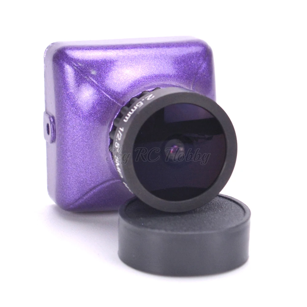 Новая мини камера SUPER HAD II CCD HD 1/2 7 &quot объектив 2 5 мм с OSD кнопкой PAL / NTSC фиолетового