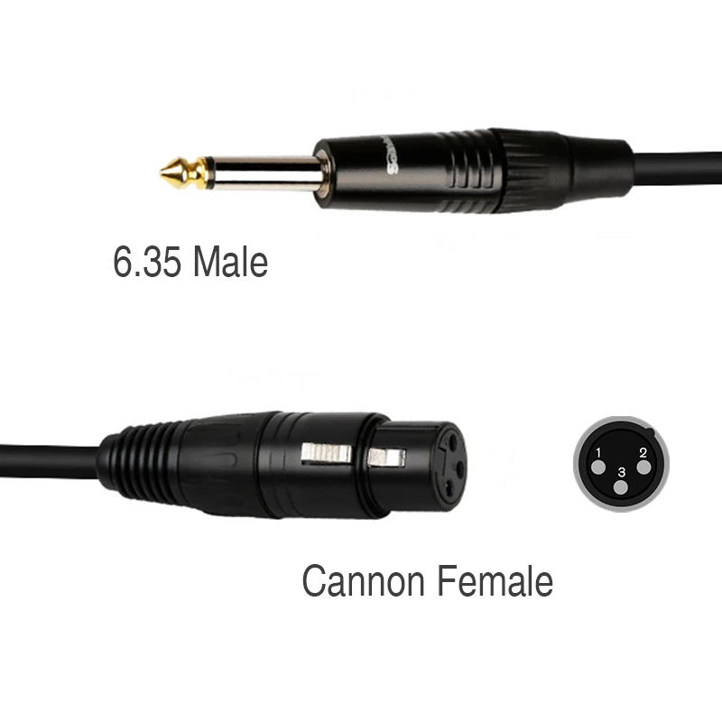 Soundking XLR кабель Мужской и Женский микрофон аудио звук Cannon удлинитель для миксера
