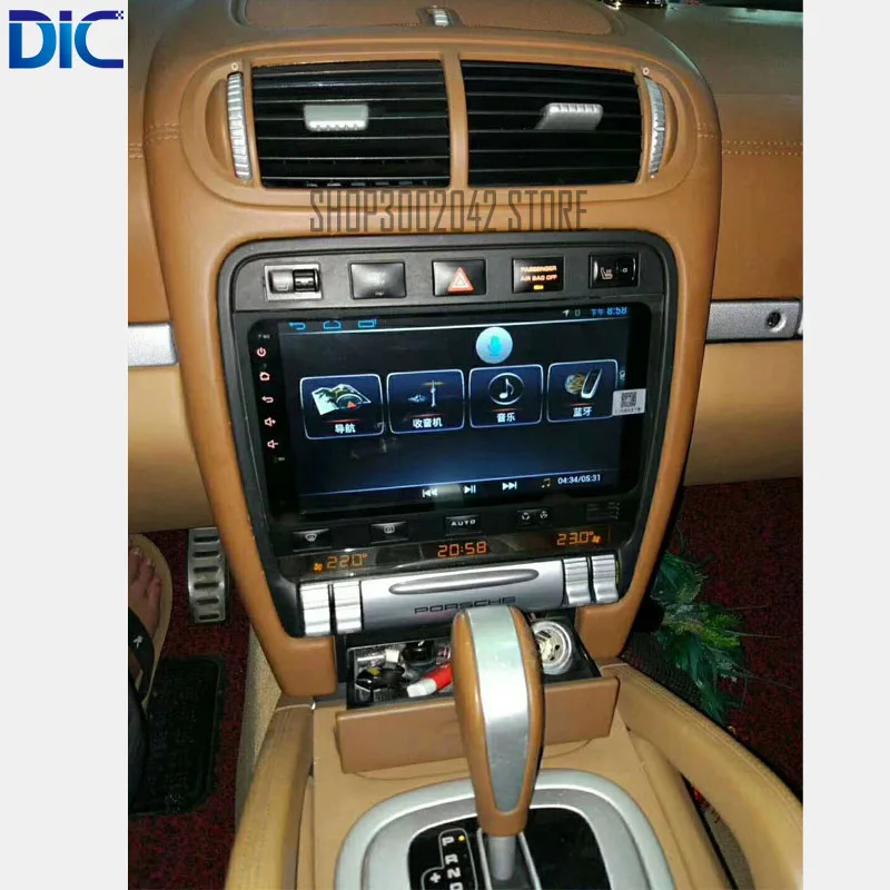 Perfect DLC Android multifunction system navigation player GPS car styling 9 inch support canbus mp3 video For porch cayenne 2006-2009 6