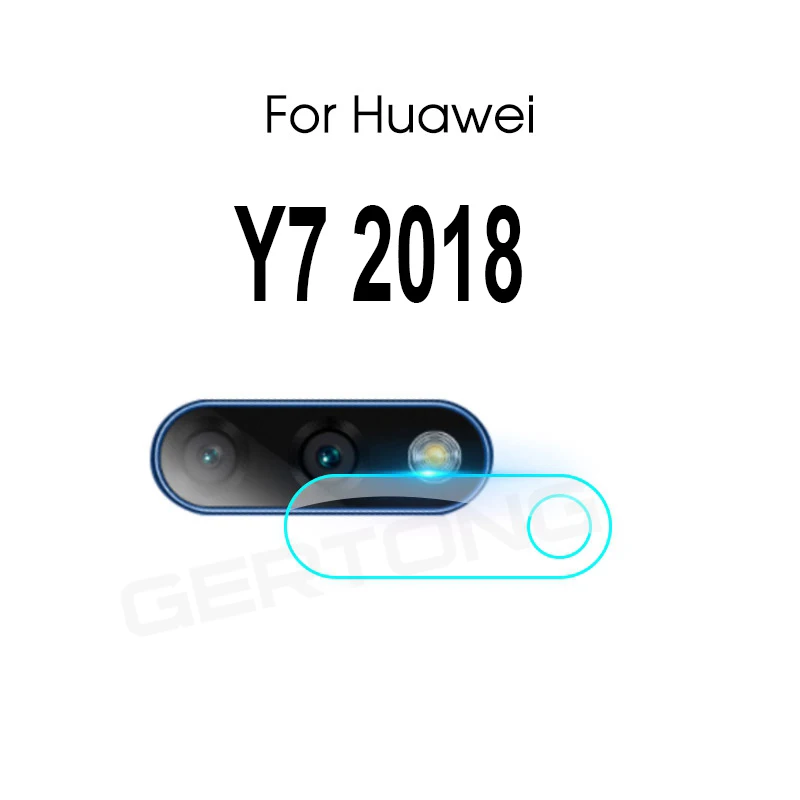 Защита для экрана камеры для huawei Y9 Y7 Y6 Y5 Pro Prime HD защитная пленка для задней камеры - Цвет: For Y7 2018