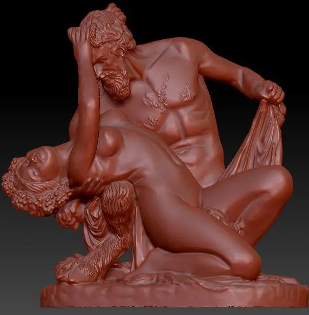 

People statue STL file 3D model Statue Figure