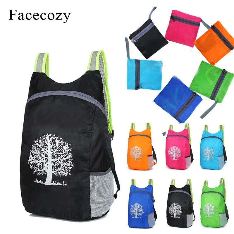 Facecozy Running Waist Belt Bags for Men and Women Outdoor Cross Shoulder Mountaineering Bag Hiking Waterproof pocket
