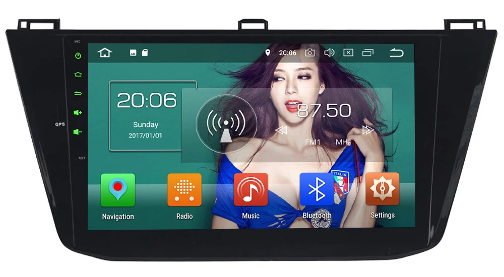 Cheap KLYDE 10.1" IPS 4G Android 8.0 Octa Core 4GB RAM 32GB ROM BT Car DVD Player Radio Stereo For Volkswagen VW Tiguan 2016 2017 2018 0