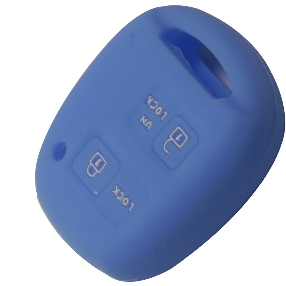 2 кнопки силиконовый Автомобильный Брелок дистанционного управления с ключом Оболочка Чехол для TOYOTA CAMRY RAV4 PRADO COROLLA AVENSIS LAND CRUISER YARIS