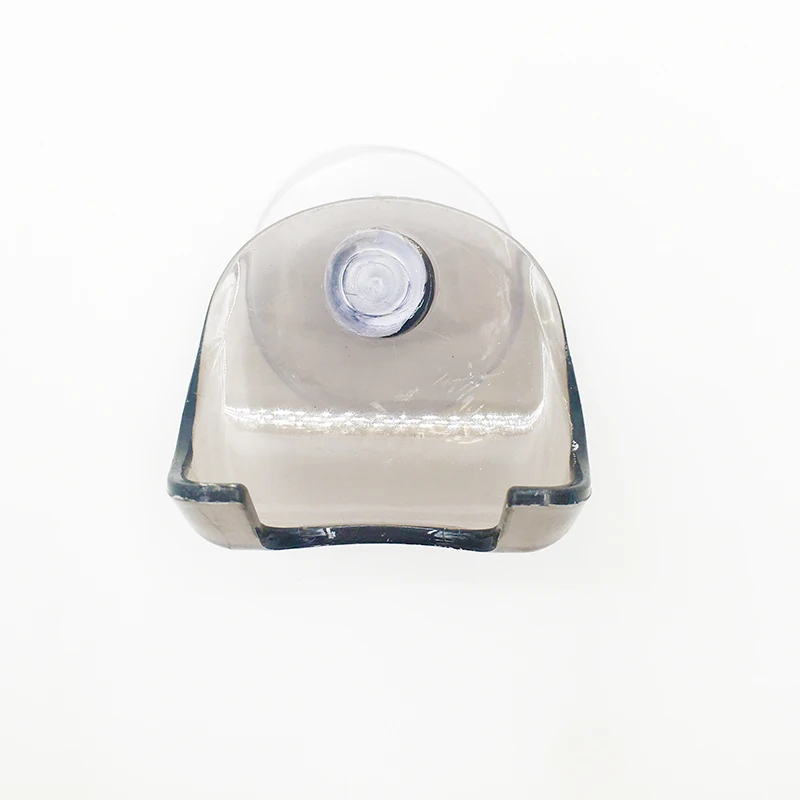 1 шт., пластиковая бритвенная стойка на супер присоске для ванной комнаты, прозрачный синий держатель для бритвы на присоске, домашние настенные стеллажи для хранения
