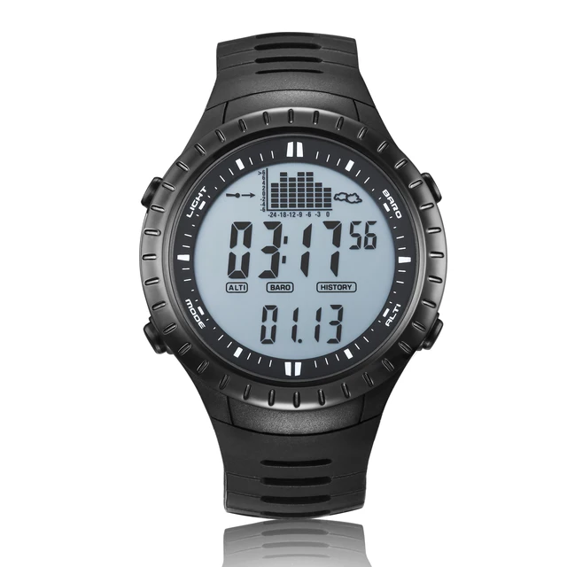 digital watch with thermometer