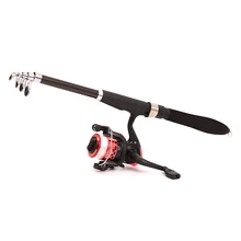 1 компл. телескопическая 1,3/1,6 м Удочка с спиннингом Линия Мягкая приманка Head крючки для детей Открытый Рыбалка в сезон