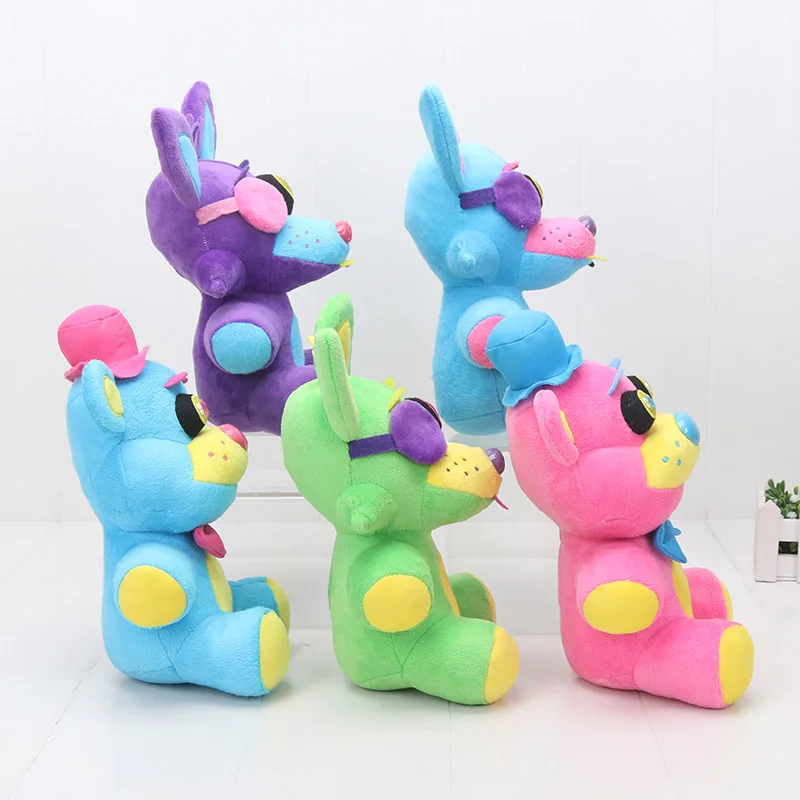 5 шт./компл. game Five Nights At Фредди плюшевый toys 15/25 см черная подсветка неоновая детская